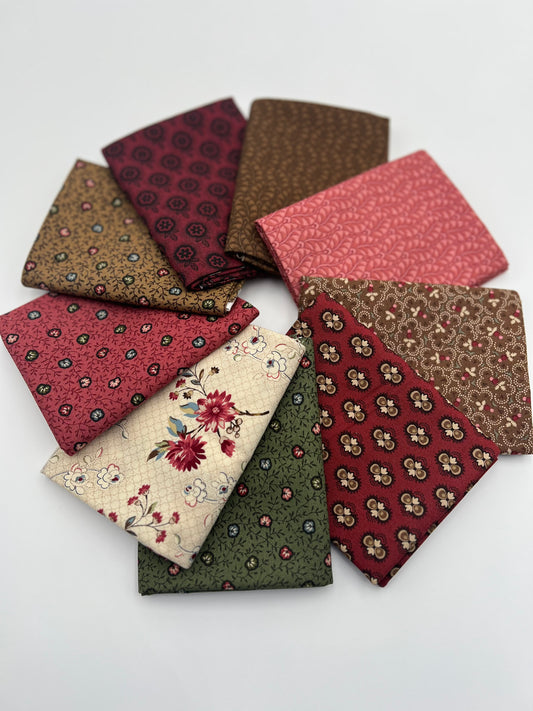 Lily's Locket by Pam Buda for Marcus 9 Fat Quarters