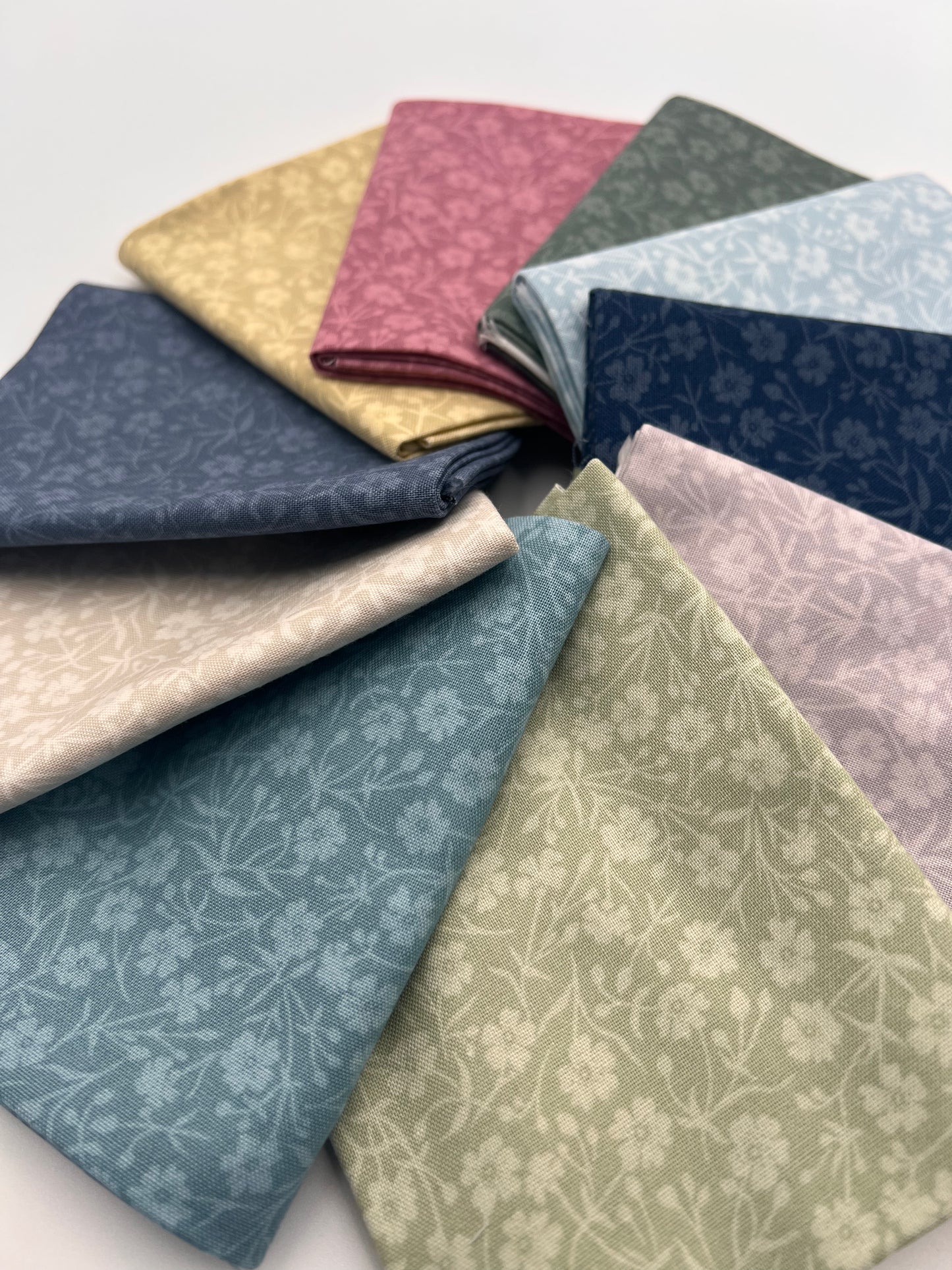 August Meadow by Liberty for Riley Blake 10 Fat Quarters