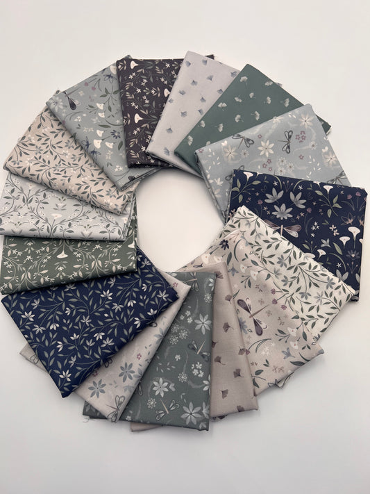 The Water Gardens by Cassandra Connolly for Lewis and Irene 15 fat quarters