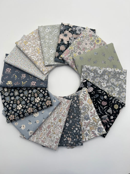 Flower Show Pebble by Liberty Fabrics for Riley Blake 14 Fat Quarters