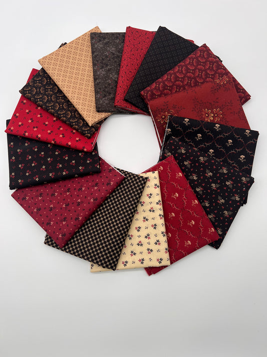 Strawberry Emery by Pam Buda for Marcus 15 Fat Quarters