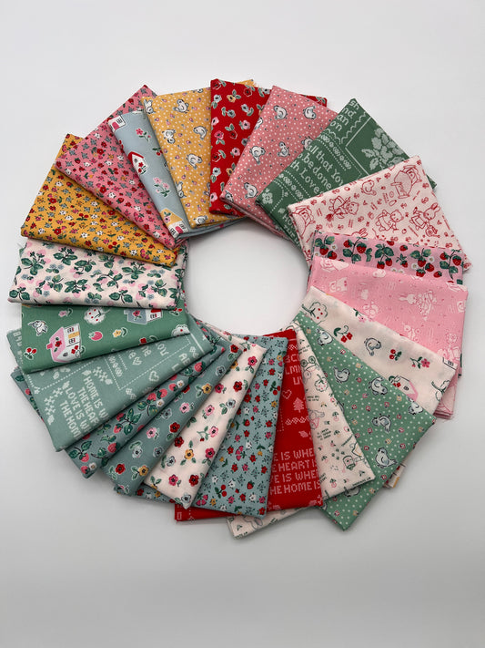 Home Sweet Home by Elea Lutz for Poppie Cotton 21 Fat Quarters