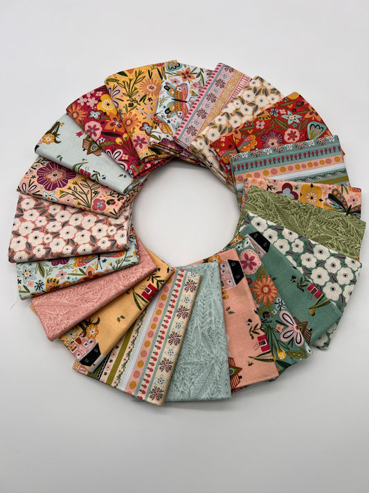 Cottage Charm by McKenzie Elstan for Poppie Cotton 21 Fat Quarters
