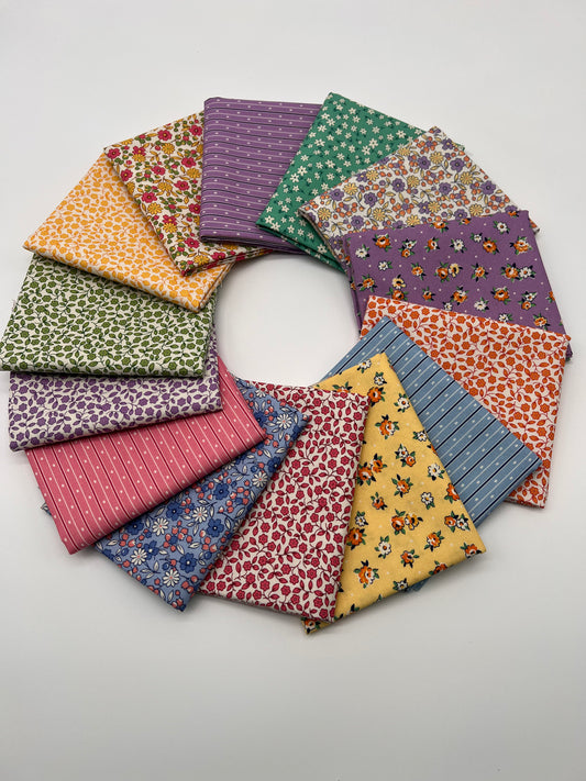 Aunt Grace Garden Variety by Judy Rothermel for Marcus 14 Fat Quarters