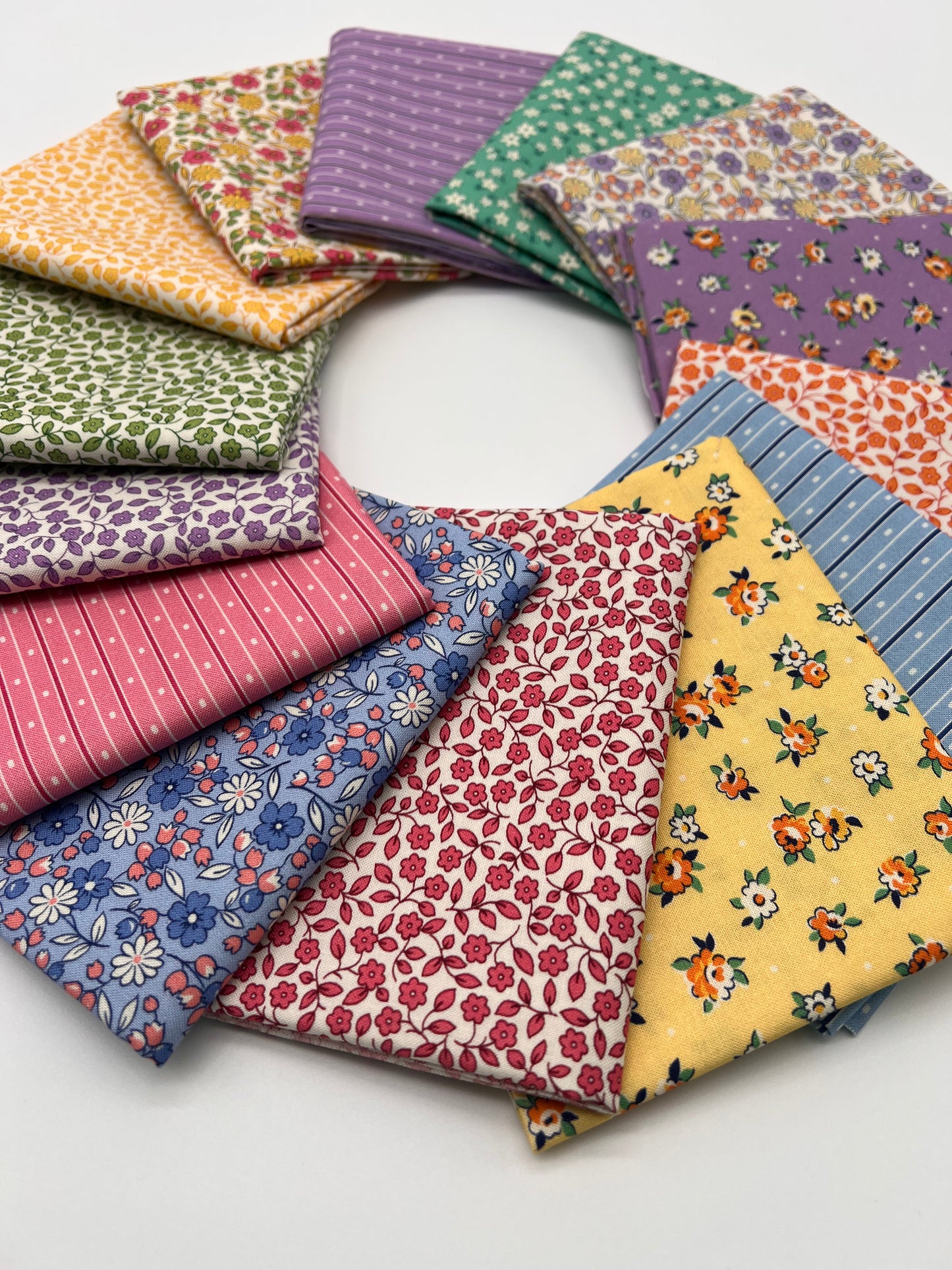 Aunt Grace Garden Variety by Judy Rothermel for Marcus 14 Fat Quarters