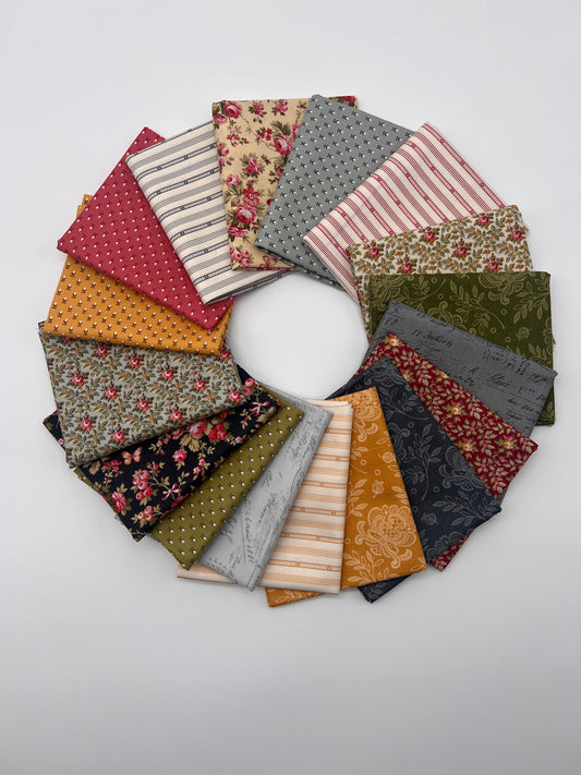 French Mill by Andover Fabrics 17 Fat Quarters