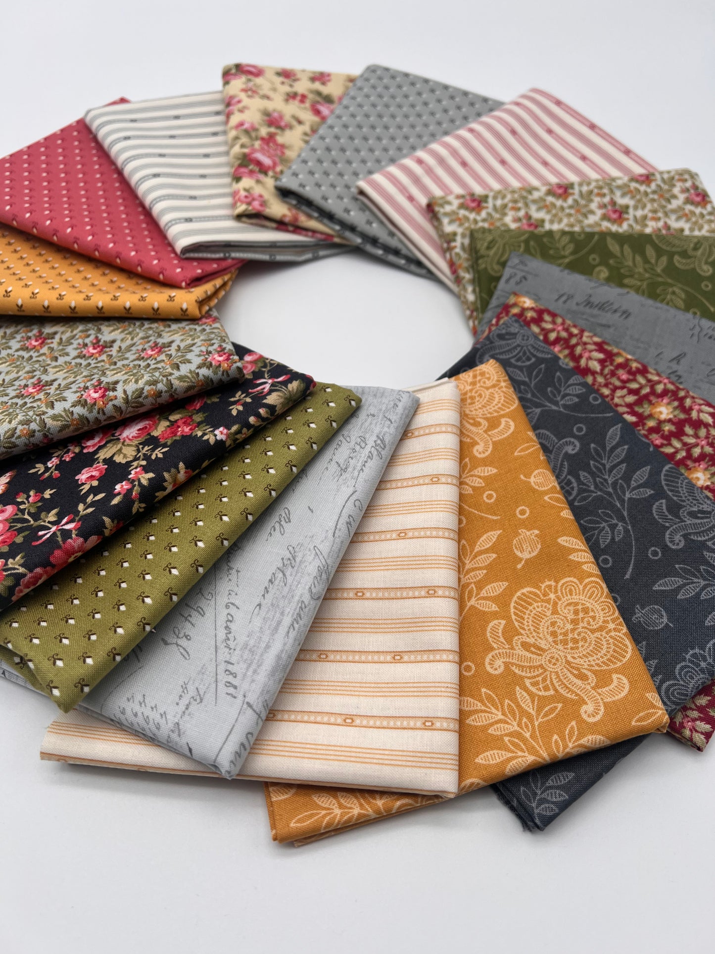 French Mill by Andover Fabrics 17 Fat Quarters