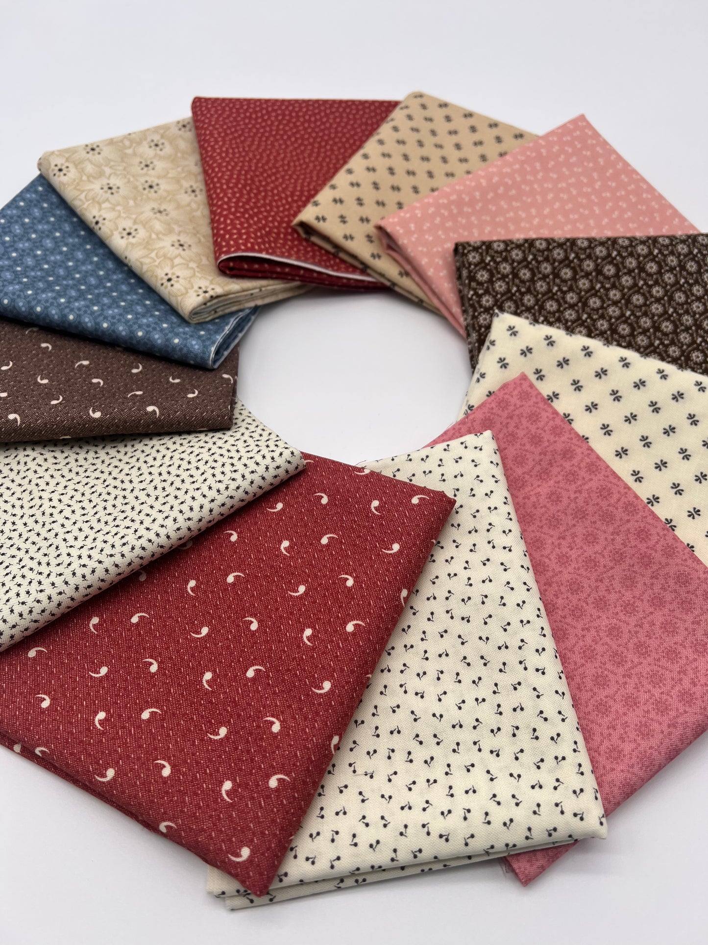 Curated Cottons by Sheryl Johnson of Temecula Quilt Co for Marcus Fabrics 12 Fat Quarters