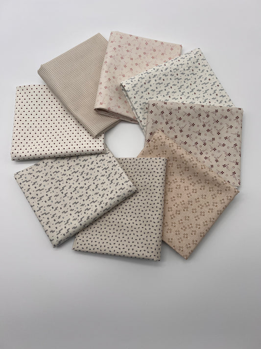 Curated Collection of Shirtings 8 Fat Quarters