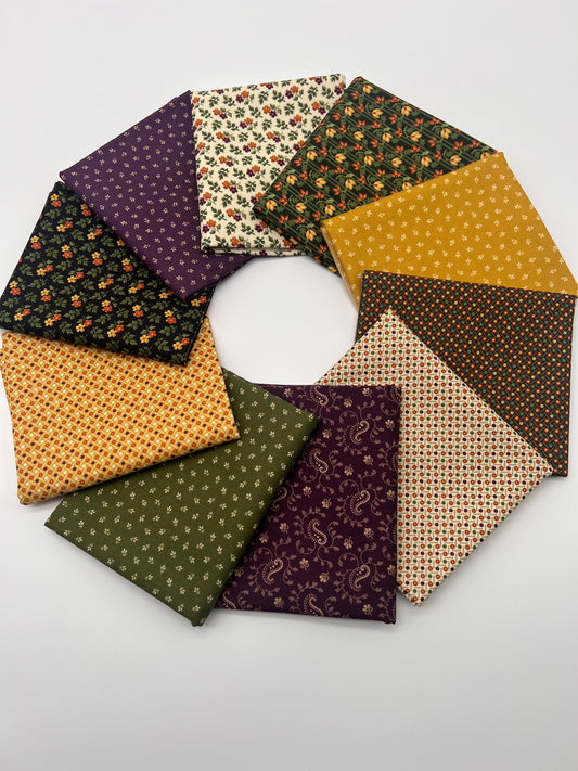 Autumn Delightby Katie Solberg 10 Fat Quarters